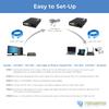 Ethernet Extender Kit Tupavco TEX-200 - Cable Extension up to 5000ft Over Phone Line or CAT5/6 Twisted Copper Wire (300Mbps Max Bandwidth) Single Cord LAN up to Mile Distance (Plug & Play 8 Profiles) view 3