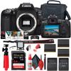 Canon EOS 90D DSLR Camera (Body Only) (3616C002) + 64GB Memory Card + Case + Corel Photo Software + 2 x LPE6 Battery + Charger + Card Reader + LED Light + Flex Tripod + More (Renewed) view 1