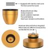 Audiocrast 4X HiFi Speaker Stand Feet Spike Pads Speaker Vibration Damper 30x33mm Aluminum Resonance Reduce Shock Absorber Floor Protector for Audio Speaker Amp Turntable view 2