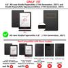 Case for 6.8" Kindle Paperwhite (11th Generation, 2021) & Kindle Paperwhite Signature Edition,UUcovers Slim Lightweight Thin Premium PU Leather Shockproof Cover with Auto Sleep/Wake, Blue Unicorn view 2