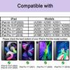 A ADENK Kids Case for 10.9 inch iPad Air 5th/4th Generation, iPad Pro 11 3rd/2nd/1st Generation with Built-in Screen Protector, Shockproof Lightweight Handle Stand Cover (Black) view 4