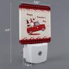 Night Light for Kids Plug into Wall LED Lamp Dusk-to-Dawn Sensor, Happy Valentine's Day Truck with Love Heart Gnome Red Buffalo Plaid Baby Nightlight for Bathroom Nursery Bedroom Hallway Stairs Decor view 4