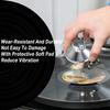 Audiophile 124G/4.3OZ Record Weight Stabilizer Aluminum Turntable Weight Disc Stabilizer Vibration Reducer with Protective Soft Pad for HiFi LP Record Player Tone Arm (Silver) view 4