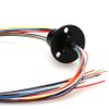1.5A 220VAC/DC Wind Power Dia.12.5mm Electrical Slip Ring with 2/4/6/8/12/18 Signal Circuit Rotaty Brush Collector Conductive Contact Joint for RC Model Airplane Tank Excavator(Dia12.5mm 12CH 1.5A) view 2
