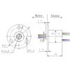 1PCS 2A 220VAC/DC Wind Power Dia.12.5mm Electrical Slip Ring with 2/4/6/8/12/18 Signal Circuit Rotaty Brush Collector Conductive Contact Joint for RC Model Airplane Tank Excavator(Dia 12.5mm 6CH 2A) view 4