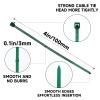 KINGLAKE GARDEN Green Zip Ties 4 Inch 3MM 100 Pack Green Nylon Tie,Premium Plastic Wire Ties for Indoor and Outdoor view 2