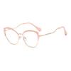 bullabulling Women's Cat Eye Blue Light Blocking Reading Glasses (pink, 2.25) view 1