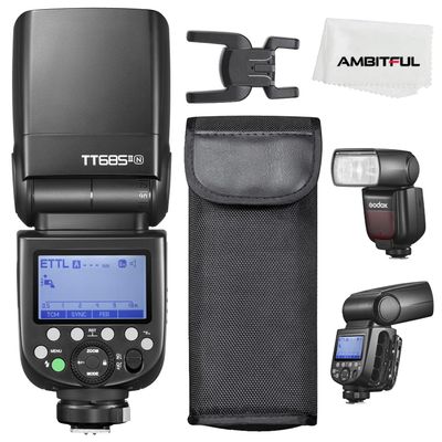 Godox TT685IIN 1/8000s HSS GN Speedlite Flash TTL TCM efficient Conversion Function Built-in Godox 2,4G X System Receiver(TT685IIN for Nikon)