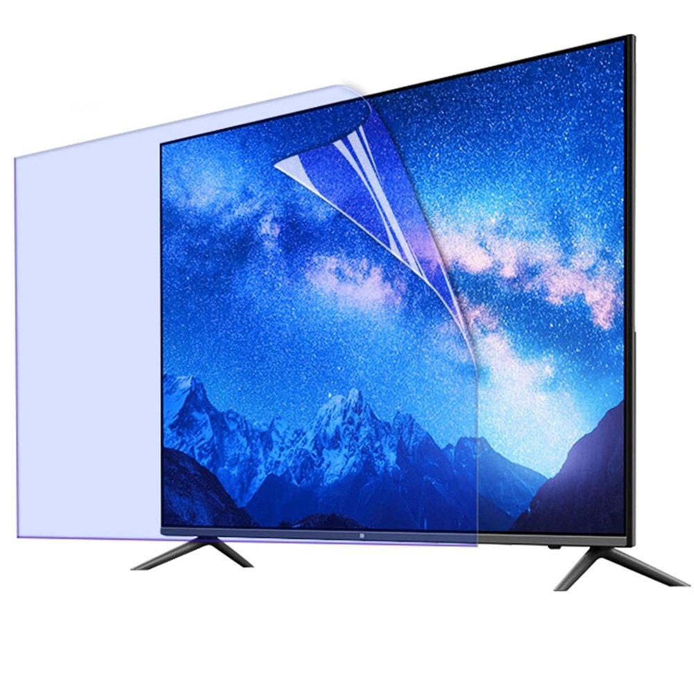 CICIHP Anti Glare TV Screen Protector for 50 55 65 Inch, Indoor & Outdoor Anti UV TV Anti Blue Light Screen Frosted Film Anti-Reflection,49" 1084610
