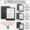 TNP Case for 6.8" Kindle Paperwhite 11th Generation 2021 / Kindle Paperwhite Signature Edition, PU Leather Cover, Protective Sleeve Folio Case for Kindle E-Reader with Auto Sleep/Wake, Marble White view 2