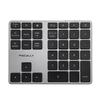 Macally Bluetooth Number Pad for Laptop - Slim Aluminum Design - Rechargeable Wireless Numeric Keypad - 35 Key Numpad Keyboard for Data Entry - for Mac, MacBook Pro/Air, iPad, iPhone, iOS, PC, Android view 1