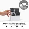 Macally Bluetooth Number Pad for Laptop - Slim Aluminum Design - Rechargeable Wireless Numeric Keypad - 35 Key Numpad Keyboard for Data Entry - for Mac, MacBook Pro/Air, iPad, iPhone, iOS, PC, Android view 4