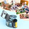 NGTSFLY Personalized Camera Film Roll Keychain with Pictures, Custom Photo Camera Roll Keychain for Women (15 Photos) view 3