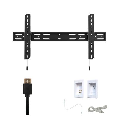 Kanto PT400 Tv Mounting Package W/Single Outlet Thru Wall Power kit