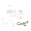 Kanto PS200 Tv Mounting Package W/Dual Outlet Thru Wall Power kit and HDMI Cable view 2