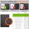 ALMIGHTY All-New Cover for 6.8 Kindle Paperwhite 11th Generation 2021 Pure Color Waterproof Cloth Pattern Case, Smart Auto-Wake/Sleep, Light Grey view 2