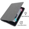ALMIGHTY All-New Cover for 6.8 Kindle Paperwhite 11th Generation 2021 Pure Color Waterproof Cloth Pattern Case, Smart Auto-Wake/Sleep, Light Grey view 4