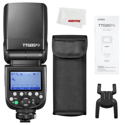 Godox TT685II-S TTL Speedlite High-Speed Sync,2.4G Wireless X System Compatible for Sony Flash A58 A7RII A7II A99 A9 A7R A6300 (TT685II-S)
