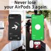 2 in 1 Protective Case Combo Set Compatible for Apple AirPods 3(2021) AirTag, GPS Tracker Holder with 2 PCS TPU Screen Protector&Keychain, Soft Silicone Anti-Lost Anti-Scratch Skin Cover(WineRed) view 3