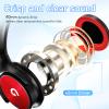 ADOOPE Kids Headphones with Safe 85dB/94dB Volume Limiter for Teen and Boys, Foldable HD Stereo Sound Headset for Kindle Kids/fire Tablet/iPad/Laptop, Headphones with Microphone (Black-red) view 4