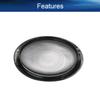 Heyiarbeit 8inch Speaker Grill Cover Round Metal Mesh Speaker Grills Guard Protector Mesh Speaker Decorative Circle Black with Screws view 3