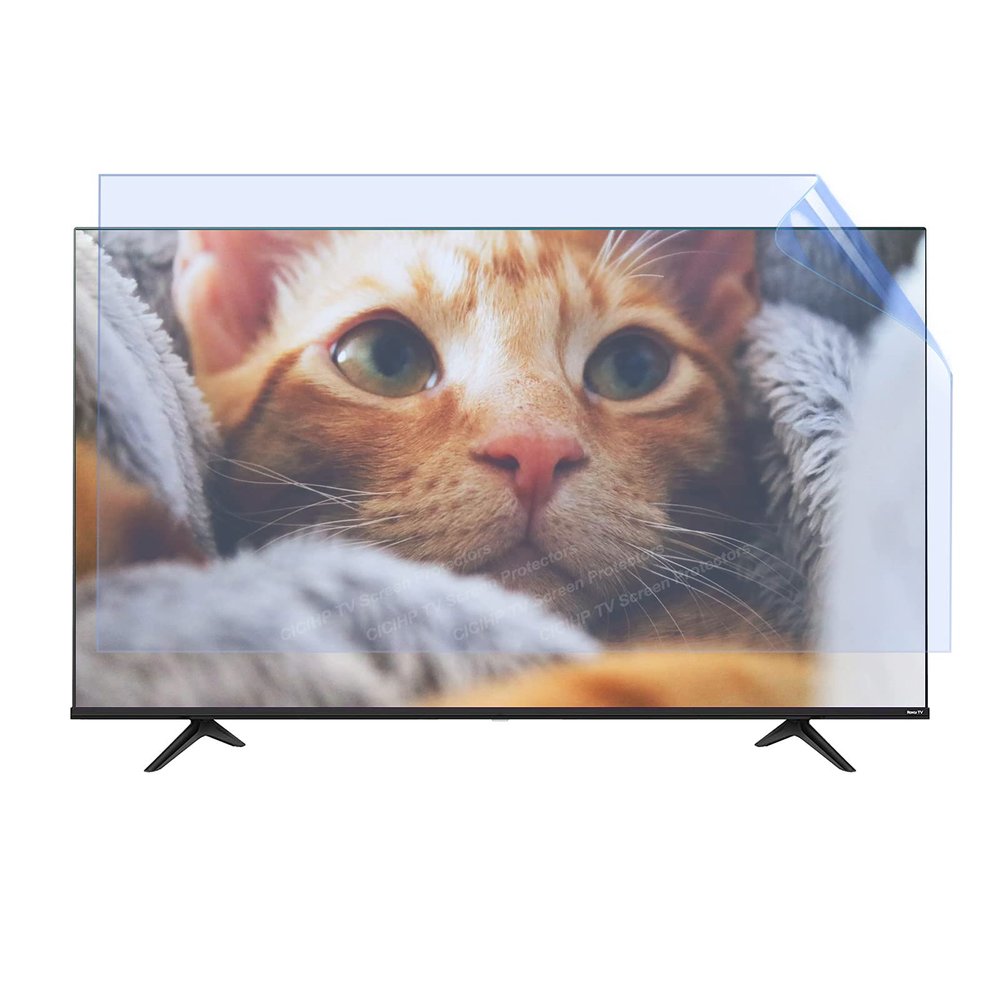 CICIHP 40-75 Inch TV Screen Protector, Frosted Anti Glare/Anti Blue Light/Dustproof Filter Film, Protect Your Eyes for LCD, LED, 4K OLED & QLED HDTV Displays,70" 1563908