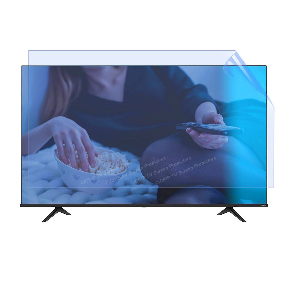 CICIHP 43"-75" TV Screen Protector, Frosted Anti Glare/Anti Blue Light/Dustproof Filter Film, Protect Your Eyes,50" 1101620