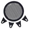 Heyiarbeit 2Pcs 5" Speaker Grill Cover Round Metal Mesh Speaker Grills Guard Protector Mesh Speaker Decorative Circle Black Tone view 1