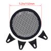 Heyiarbeit 2Pcs 5" Speaker Grill Cover Round Metal Mesh Speaker Grills Guard Protector Mesh Speaker Decorative Circle Black Tone view 2