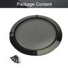 Heyiarbeit 2Pcs 5inch Speaker Grill Cover Round Metal Mesh Speaker Grills Guard Protector Mesh Speaker Decorative Circle Black with Screws view 4