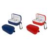2 Pack DAYJOY Soft Silicone Protective Case Cover Compatible with SENNHEISER Momentum True Wireless 2 Earphone, Protective Skin Sleeve with Key Chain (red+Blue) view 1