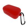 2 Pack DAYJOY Soft Silicone Protective Case Cover Compatible with SENNHEISER Momentum True Wireless 2 Earphone, Protective Skin Sleeve with Key Chain (red+Blue) view 4
