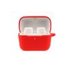 2 Pack DAYJOY Soft Silicone Protective Case Cover Compatible with SENNHEISER CX Plus True Wireless Earphone, Protective Skin Sleeve with Key Chain (red+Green) view 2