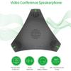 MWEIMA 360 Omnidirectional Microphone, Enhanced Voice Pickup, Intelligent Noise Reduction, USB Plug & Play, 8-10 People Conference, for Calls Skype Meeting Chatting view 2