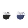 2 Pack DAYJOY Soft Silicone Protective Case Cover Compatible with Edifier X2, Protective Skin Sleeve with Key Chain (Black+Blue) view 1