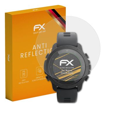 atFoliX Screen Protector compatible with Wahoo Elemnt Rival Screen Protection Film, anti-reflective and shock-absorbing FX Protector Film (3X)