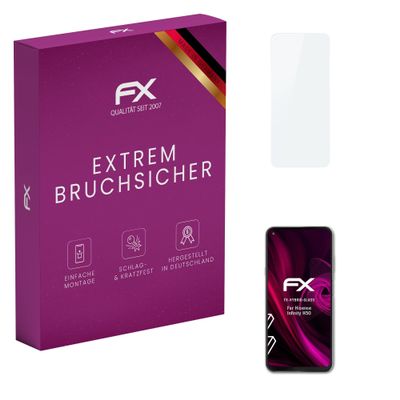 atFoliX Plastic Glass Protective Film compatible with Hisense Infinity H50, 9H Hybrid-Glass FX Screen Protector