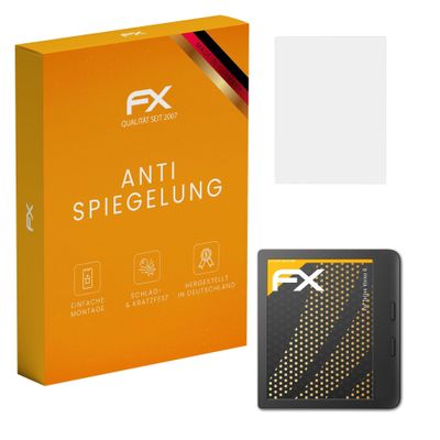 atFoliX Screen Protector compatible with Tolino Vision 6 Screen Protection Film, anti-reflective and shock-absorbing FX Protector Film (2X)