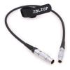 ZBLZGP 6 Pin Male to 2 Pin Male Power Cable for DJI Ronin 2 Gimbal Stabilizer Teradek (Straight-Straight) view 3