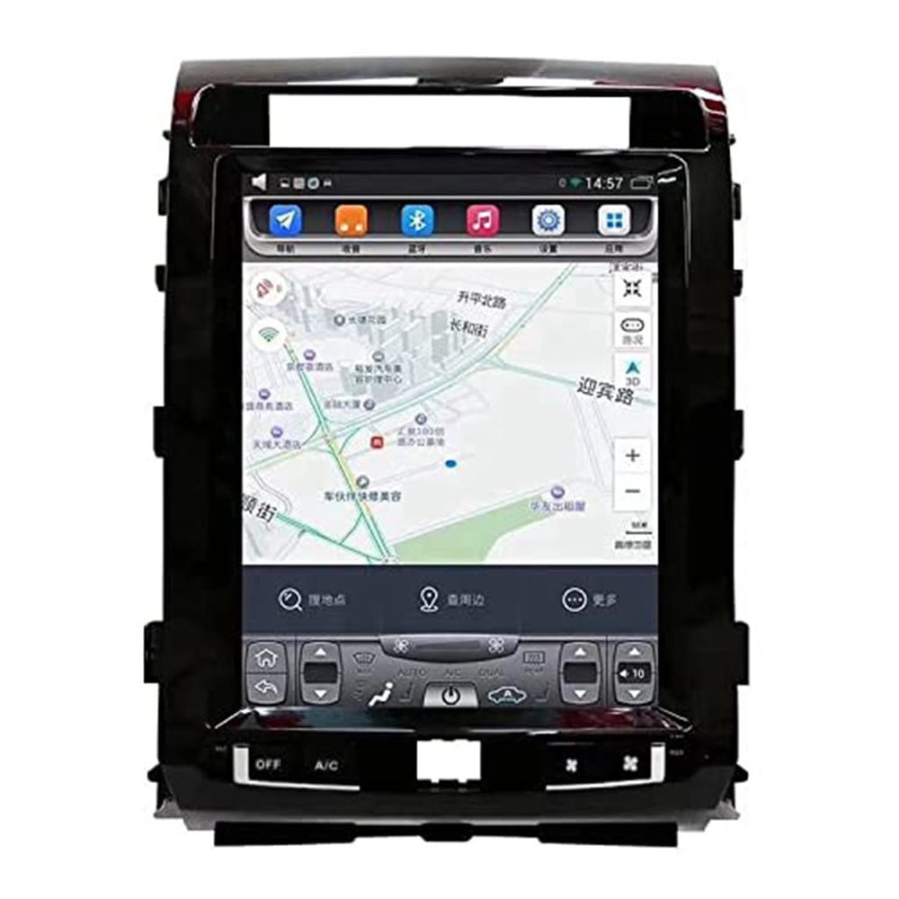 12.1" Tesla Style Screen Android 7.1 car DVD Player GPS Navigation for Toyota Land Cruiser 2008-2015 with Canbus