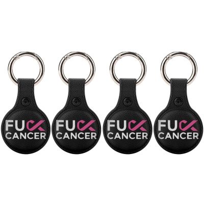 Fuck Breast Cancer Pink Ribbon Tracker Case Cover for Holder Protector Storage Bag