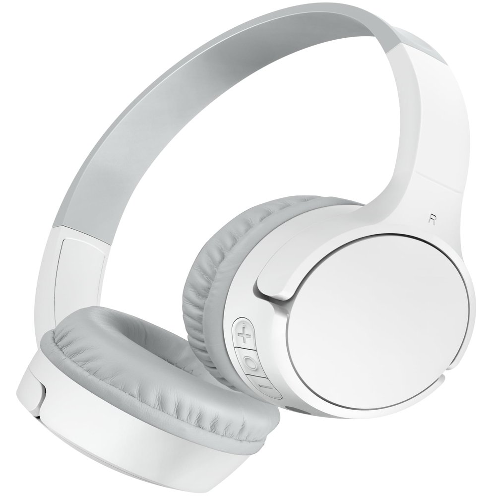 Belkin SoundForm Mini On-Ear Headphones for Kids, White