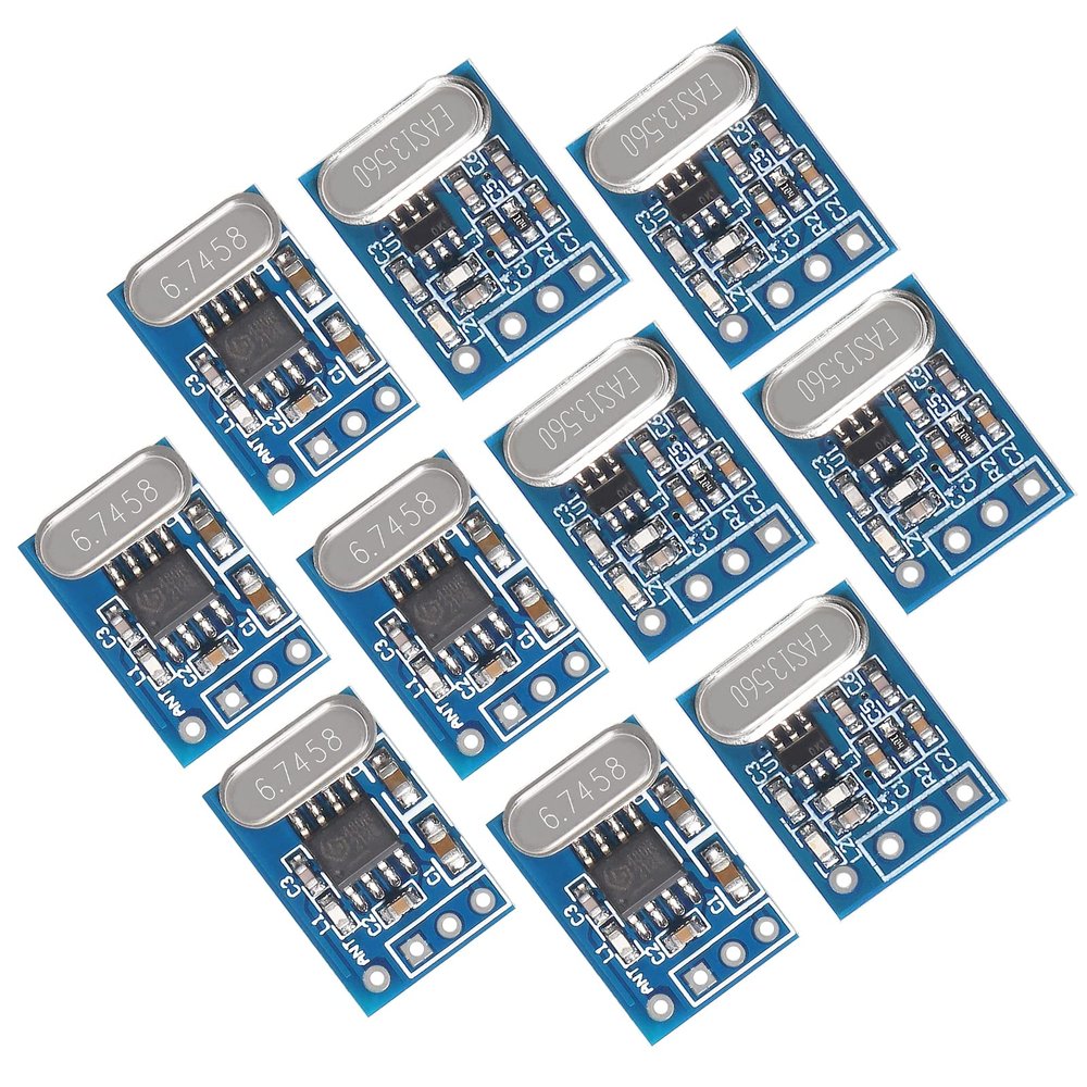 Alinan 5Sets 433MHZ SYN115 SYN480R Wireless Transmitter & Receiver Module Kit Ask/OOK Chip PCB