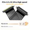 Akasa Riser Black X2 Mark IV | PCIe 4.0 x16 Riser Cable | PCIe Extension Cable | GPU Riser Cable | EMI Shielding | 200 mm | for Gaming PC and Computer Modding | AK-CBPE03-20B view 2