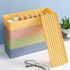 Storage Boxes Data Cable Storage Box With Cover Power Cord Storage Cable Management Box Desktop Charging Cable Collector One Piece Pink view 3