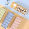 Storage Boxes Data Cable Storage Box With Cover Power Cord Storage Cable Management Box Desktop Charging Cable Collector One Piece Pink view 4