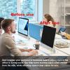 TYRHMY 27 Inch Computer Privacy Screen Filter for 16:9 Widescreen Monitor-Anti-Glare, Anti-Blue Light, Blocks 97% UV  Data Confidentiality,25"(16:9) 554 * 311 view 3