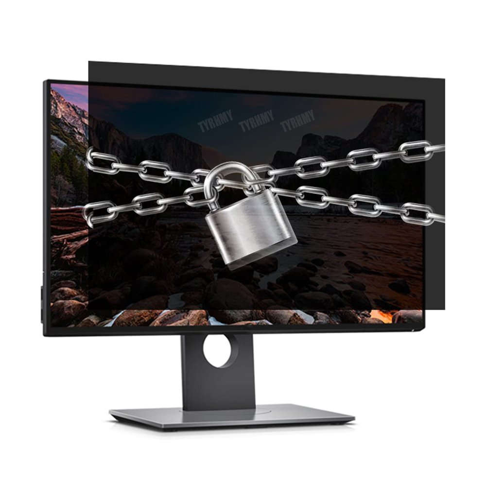 TYRHMY 32 Inch Computer Privacy Screen Filter for 16:9 Widescreen Monitor-Anti-Glare, Anti-Blue Light, Blocks 97% UV  Data Confidentiality,27"(16:9) 597 * 336