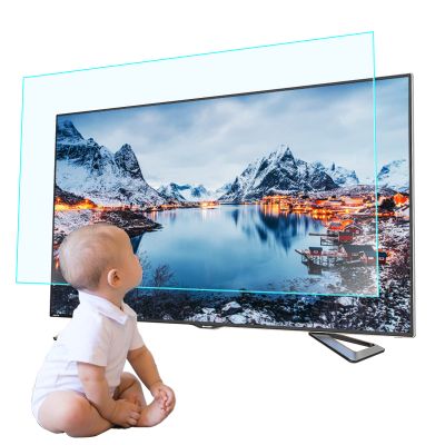 AIZYR Anti Blue Light Screen Protector Film for 32-75 Inch TV Monitor, Anti Glare Filter Reduce Eye Fatigue Eye Protection - Reusable Prevents,50 in 1095 X616mm