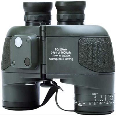 10X50 Compass Binoculars Marine Navigation Ranging Waterproof Telescope Binoculars